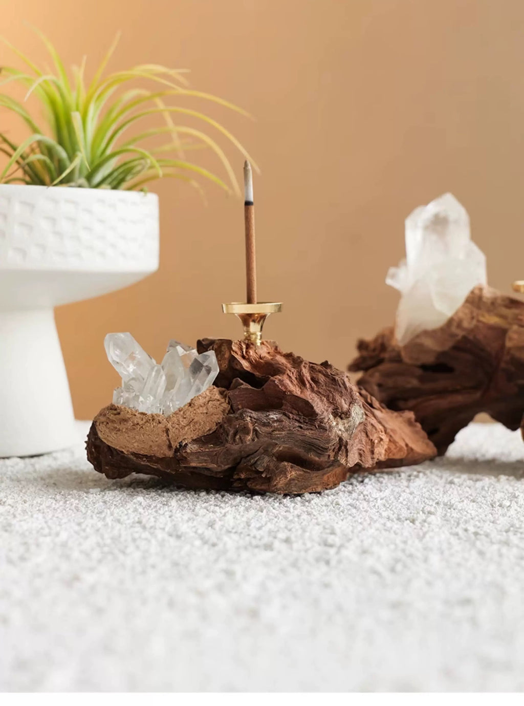 Wooden - based Crystal Fragrance Soothing Ornament-40