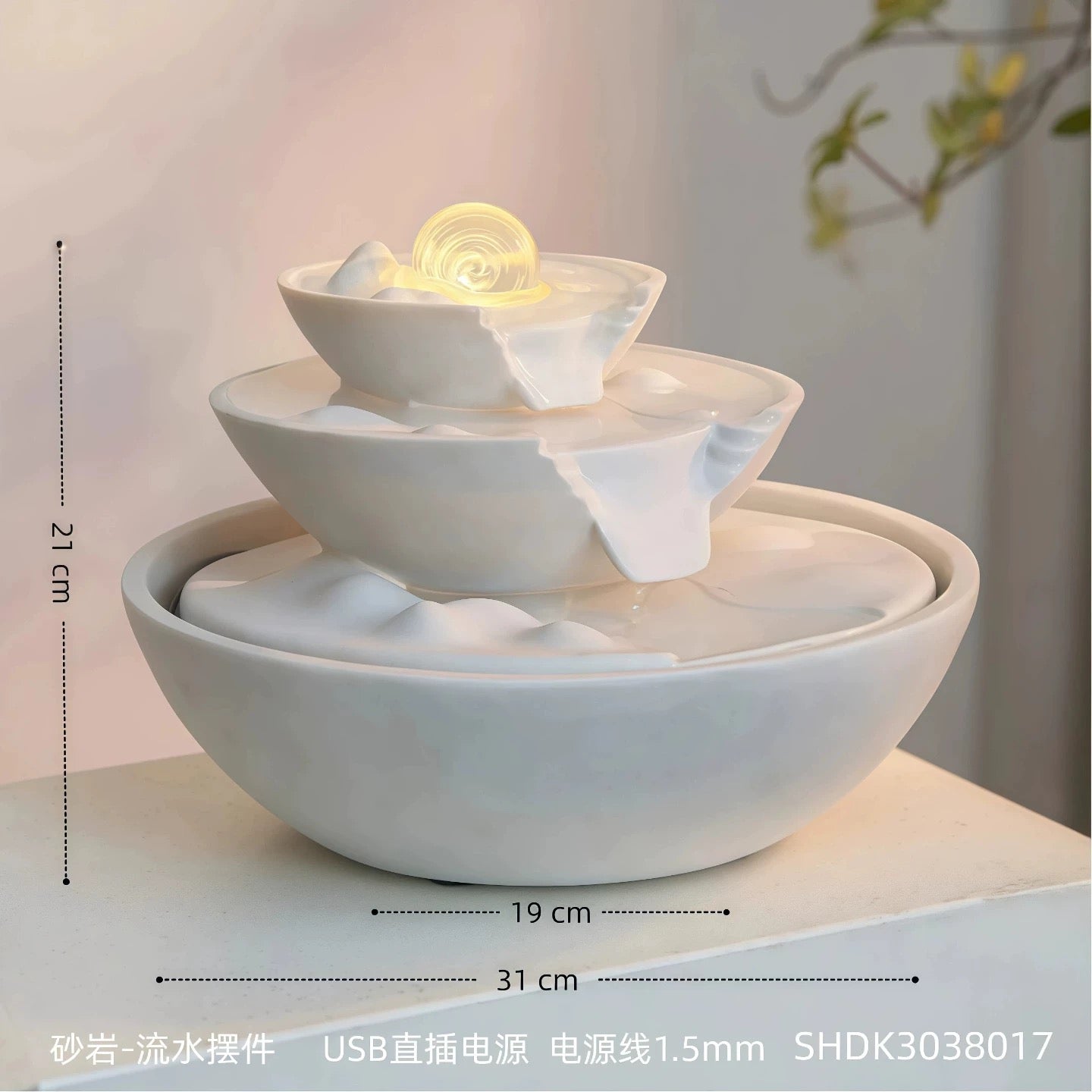 Flowing Crystal Purifying Energy-411