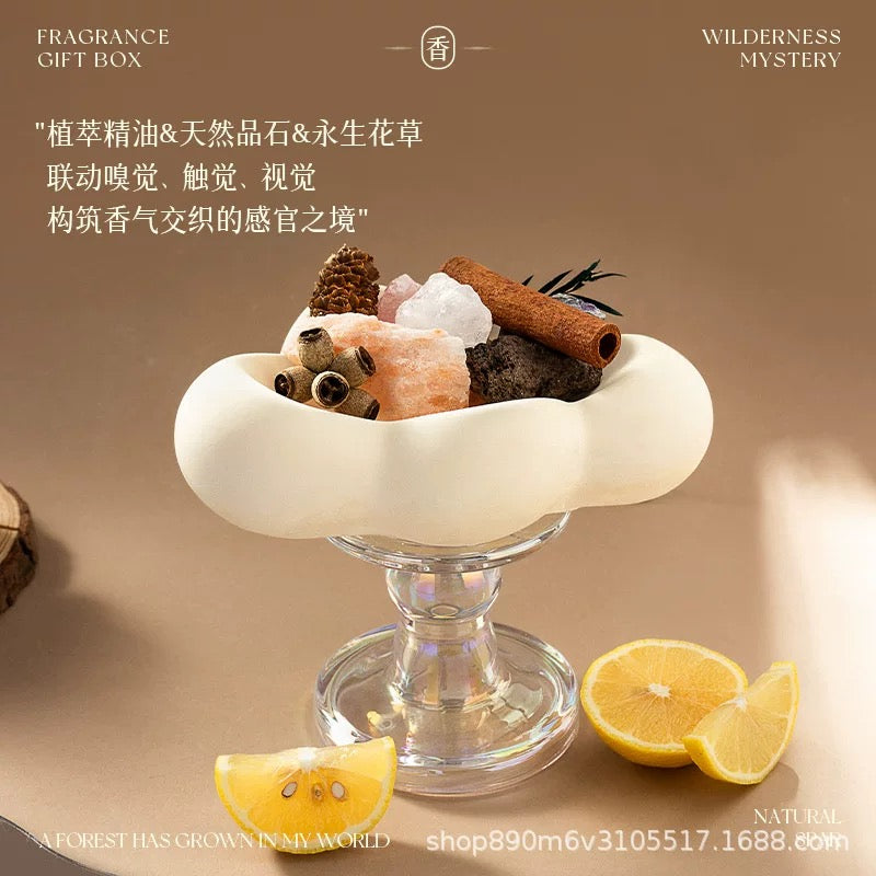 Cloud - Shaped Crystal Care Aromatherapy Base-115