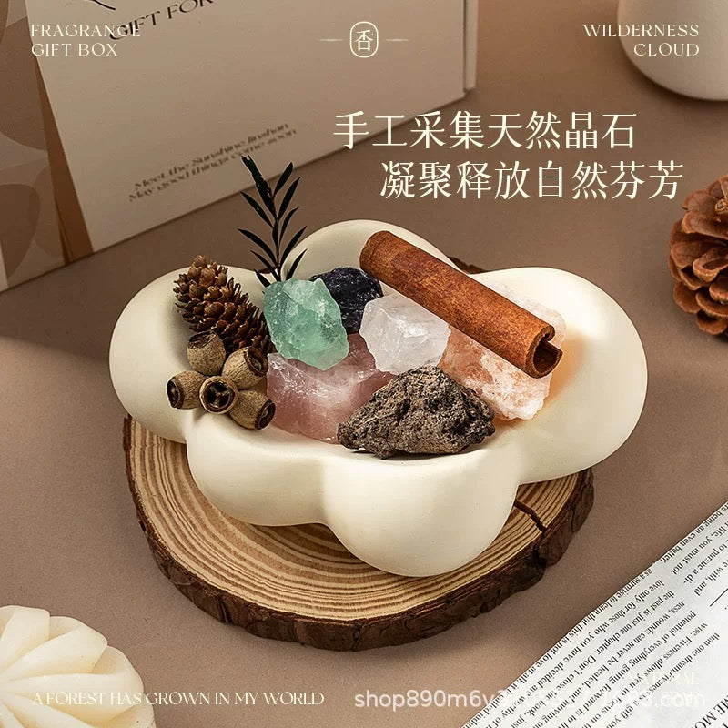 Cloud - Shaped Crystal Care Aromatherapy Base-115
