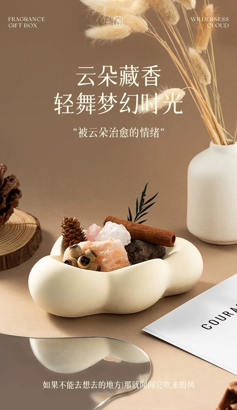 Cloud - Shaped Crystal Care Aromatherapy Base-115