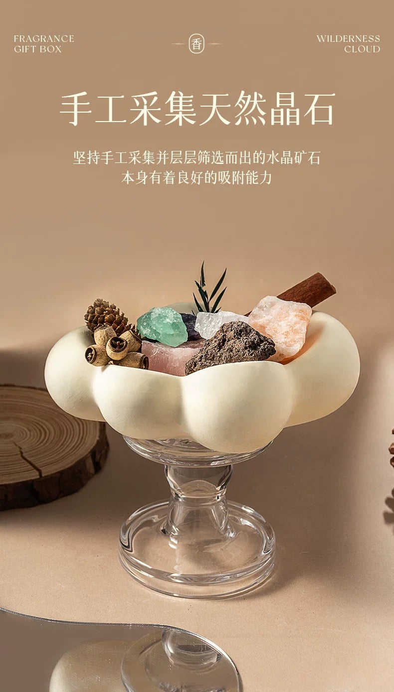Cloud - Shaped Crystal Care Aromatherapy Base-115