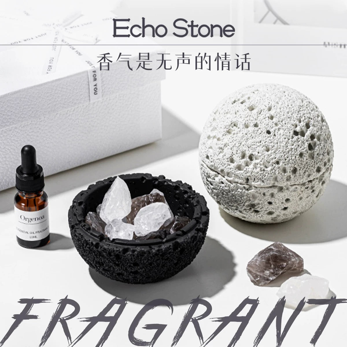 Ceramic Stone Crystal-Purifying Energy-Renewing Container-80