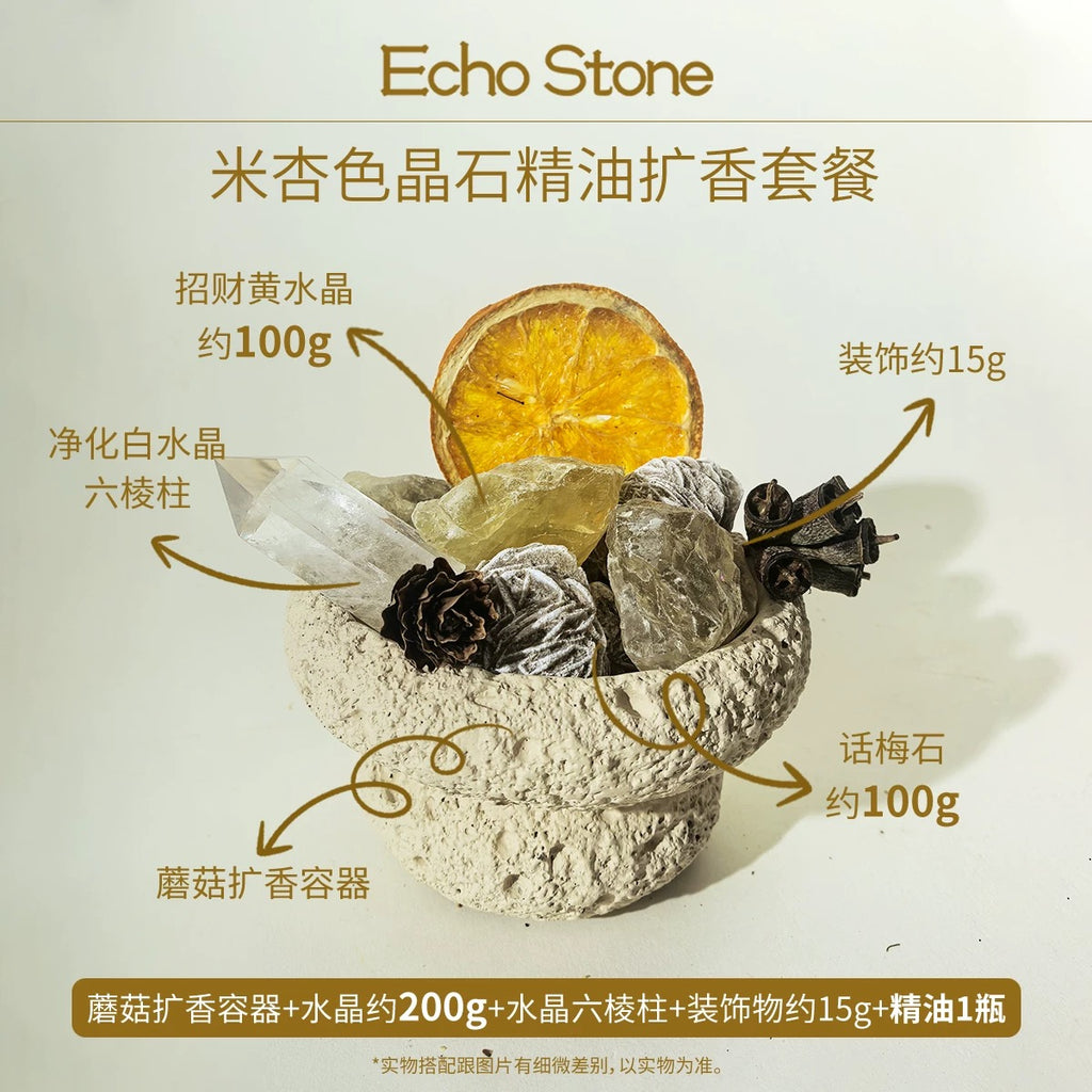 Ceramic Mushroom Crystal - Plant Essential Oil Diffuser-57