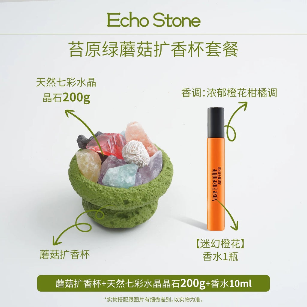 Ceramic Mushroom Crystal - Plant Essential Oil Diffuser-57