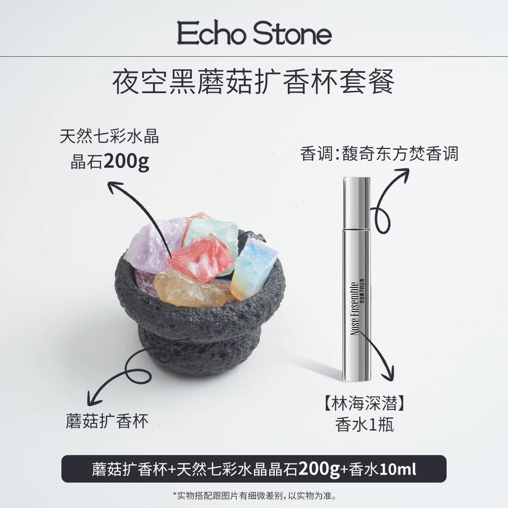 Ceramic Mushroom Crystal - Plant Essential Oil Diffuser-57