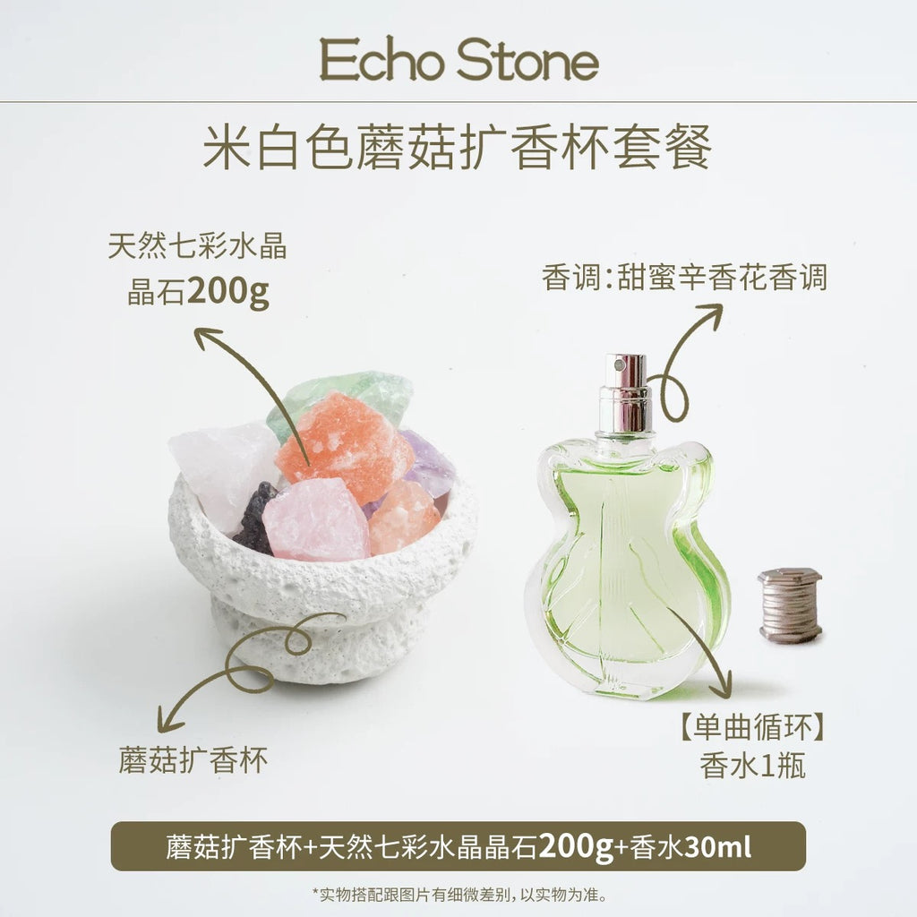 Ceramic Mushroom Crystal - Plant Essential Oil Diffuser-57