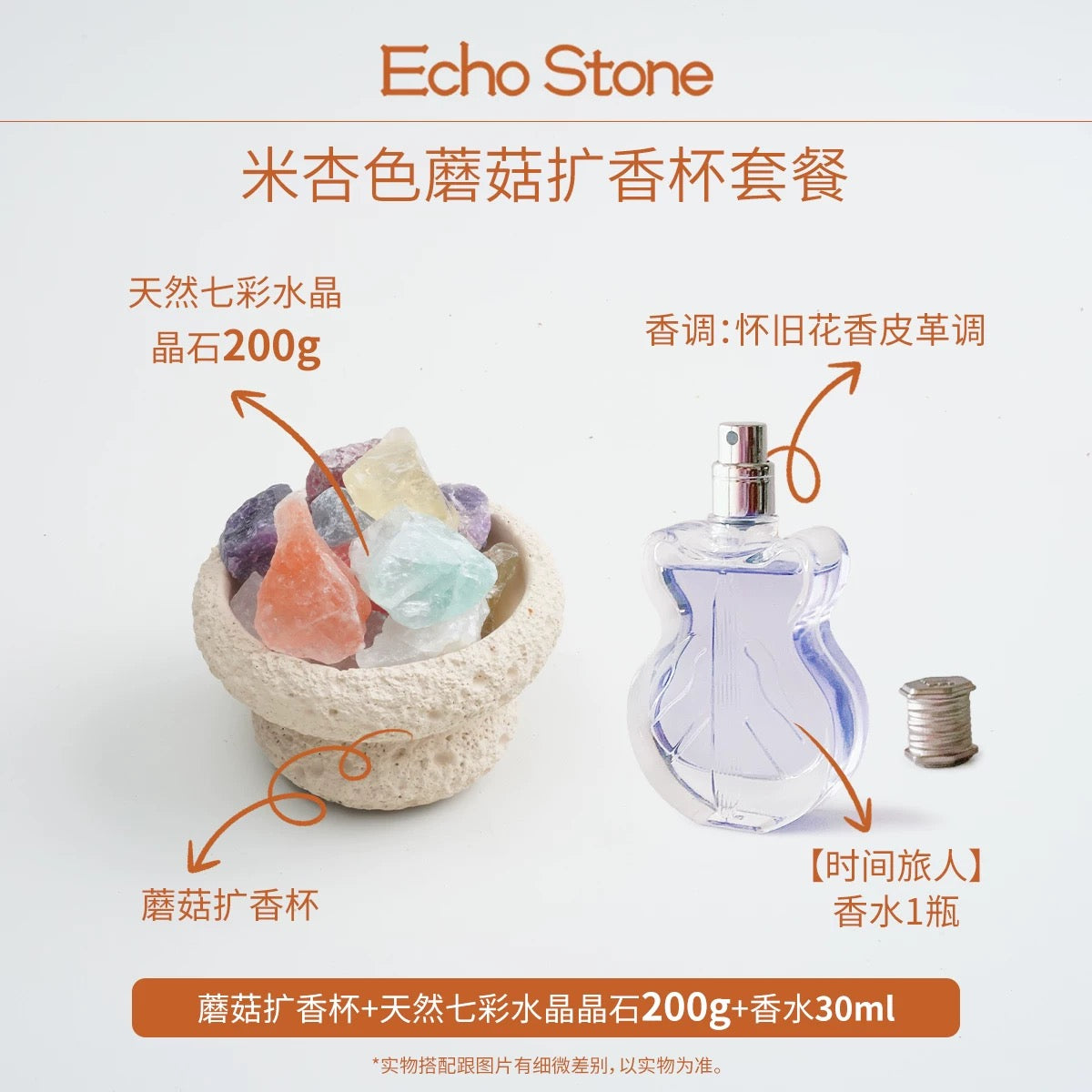 Ceramic Mushroom Crystal - Plant Essential Oil Diffuser-57