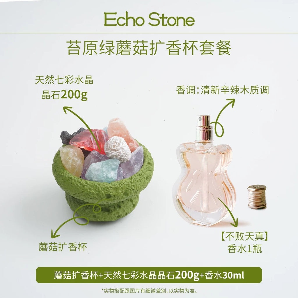 Ceramic Mushroom Crystal - Plant Essential Oil Diffuser-57