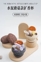 Cement Mushroom Crystal Energy Aroma Diffuser Cup-70