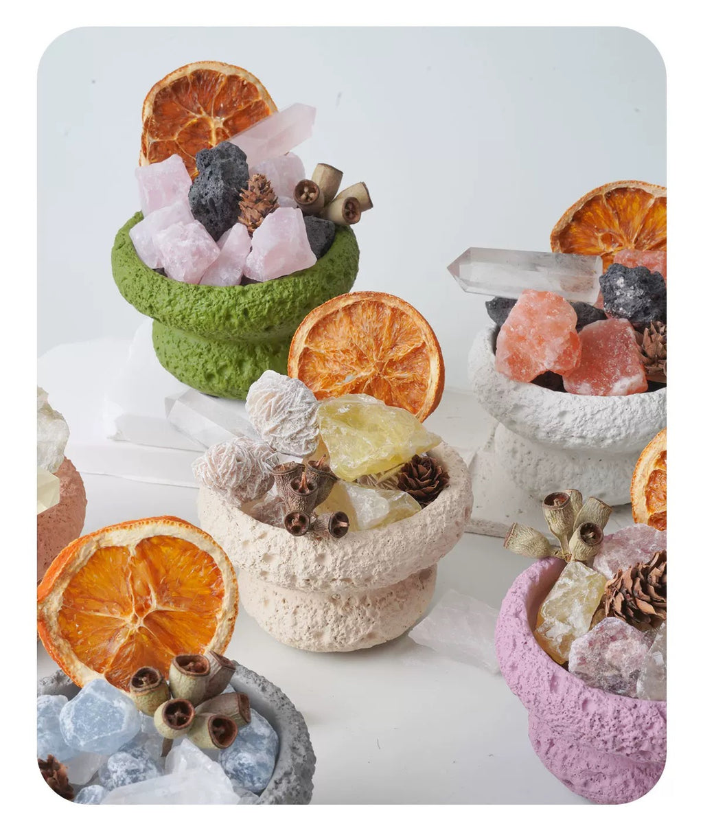 Cement Mushroom Crystal Energy Aroma Diffuser Cup-70