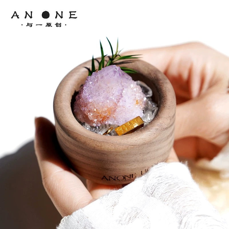 South African Cactus Crystal & Greenery Ornament-118