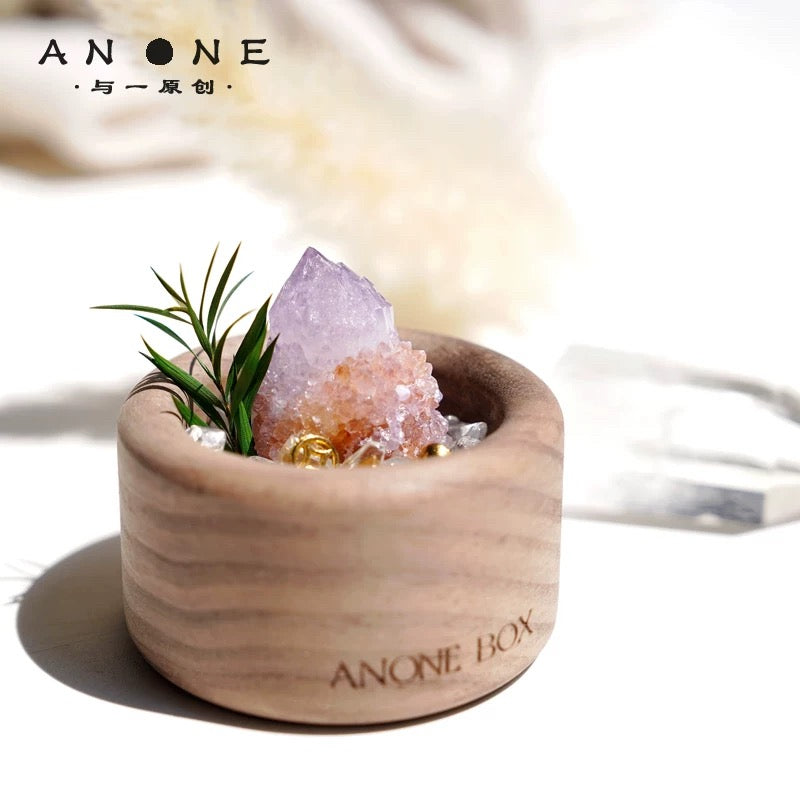 South African Cactus Crystal & Greenery Ornament-118