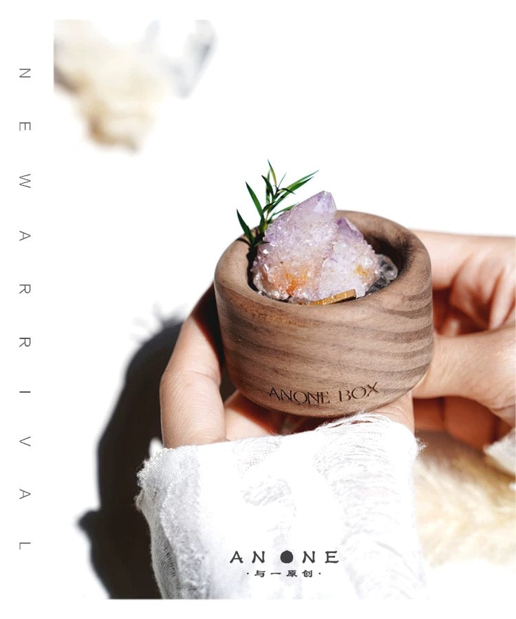 South African Cactus Crystal & Greenery Ornament-118