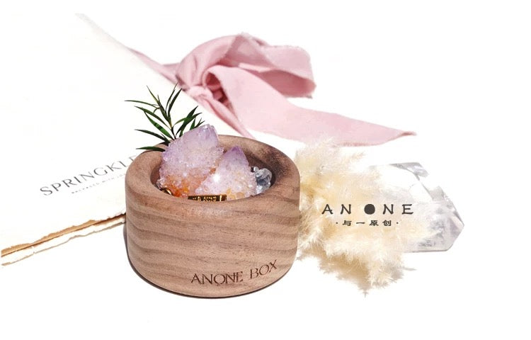 South African Cactus Crystal & Greenery Ornament-118