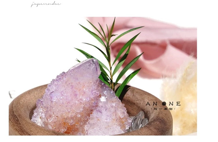 South African Cactus Crystal & Greenery Ornament-118