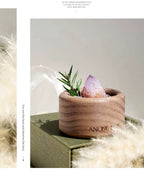 South African Cactus Crystal & Greenery Ornament-118