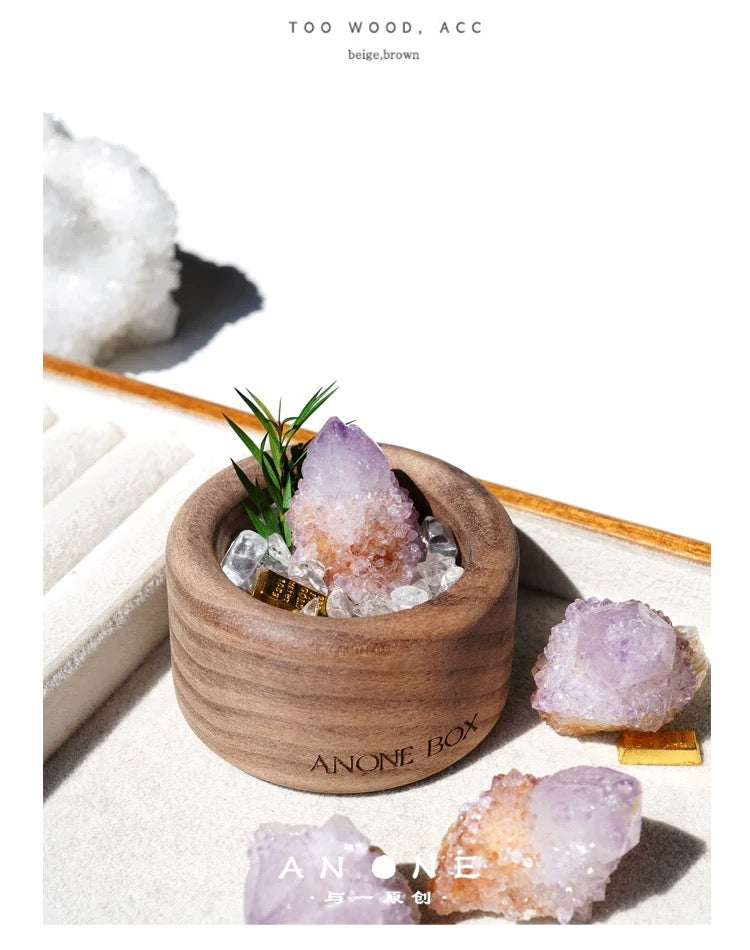 South African Cactus Crystal & Greenery Ornament-118