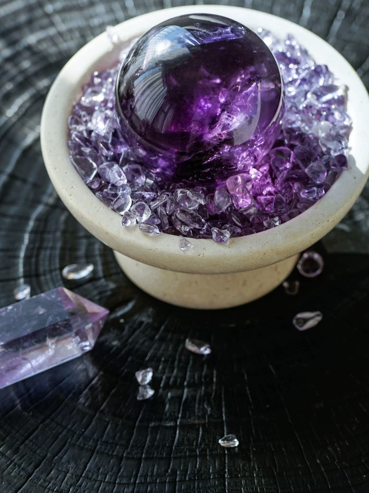 Amethyst Serene Realm Ornament-1323