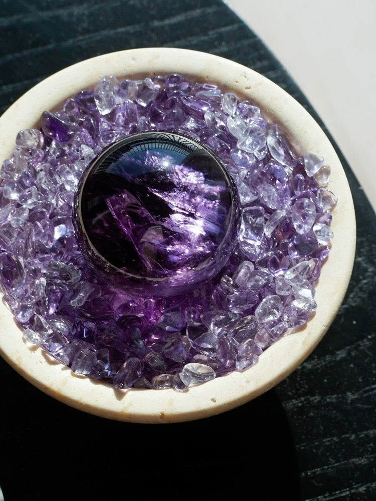 Amethyst Serene Realm Ornament-1323