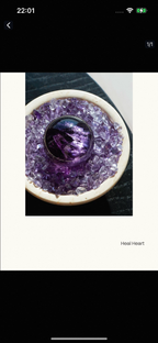 Amethyst Serene Realm Ornament-1323