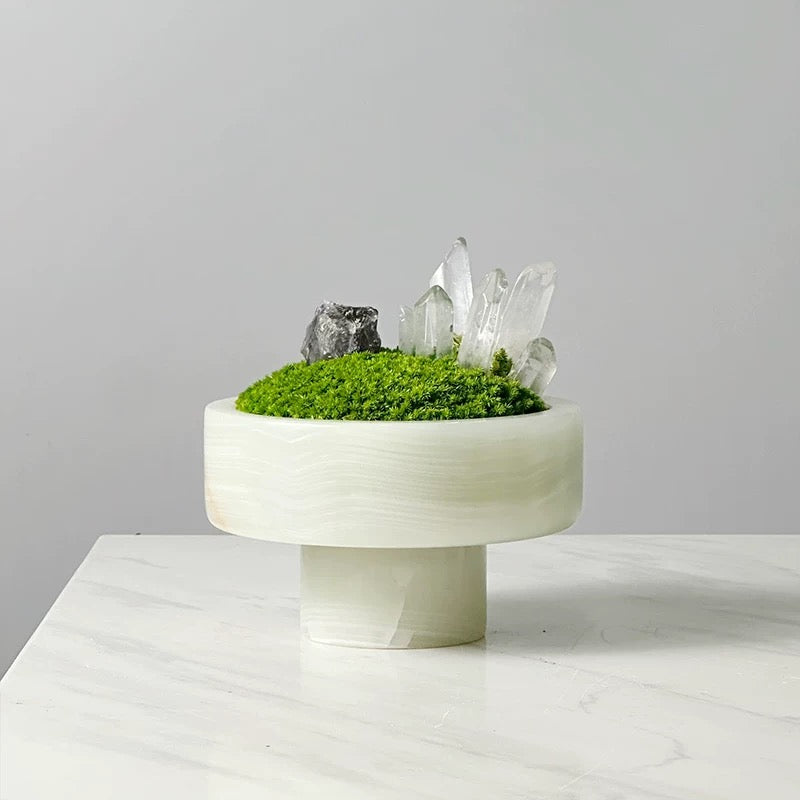 Crystal and Plant Symbiotic Mini Scene-283