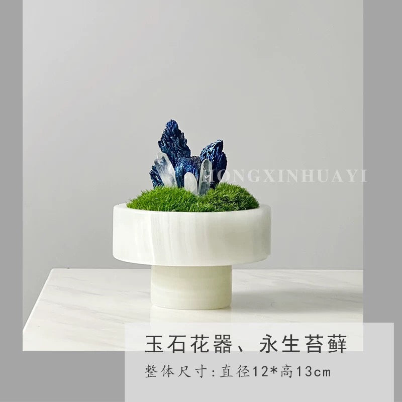 Crystal and Plant Symbiotic Mini Scene-283