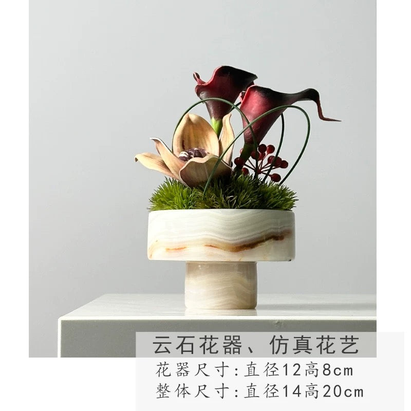 Crystal and Plant Symbiotic Mini Scene-283