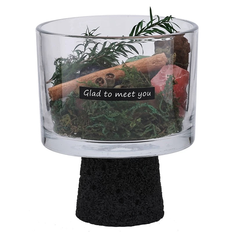 Crystal and Plant Natural Healing Miniature Scene-87