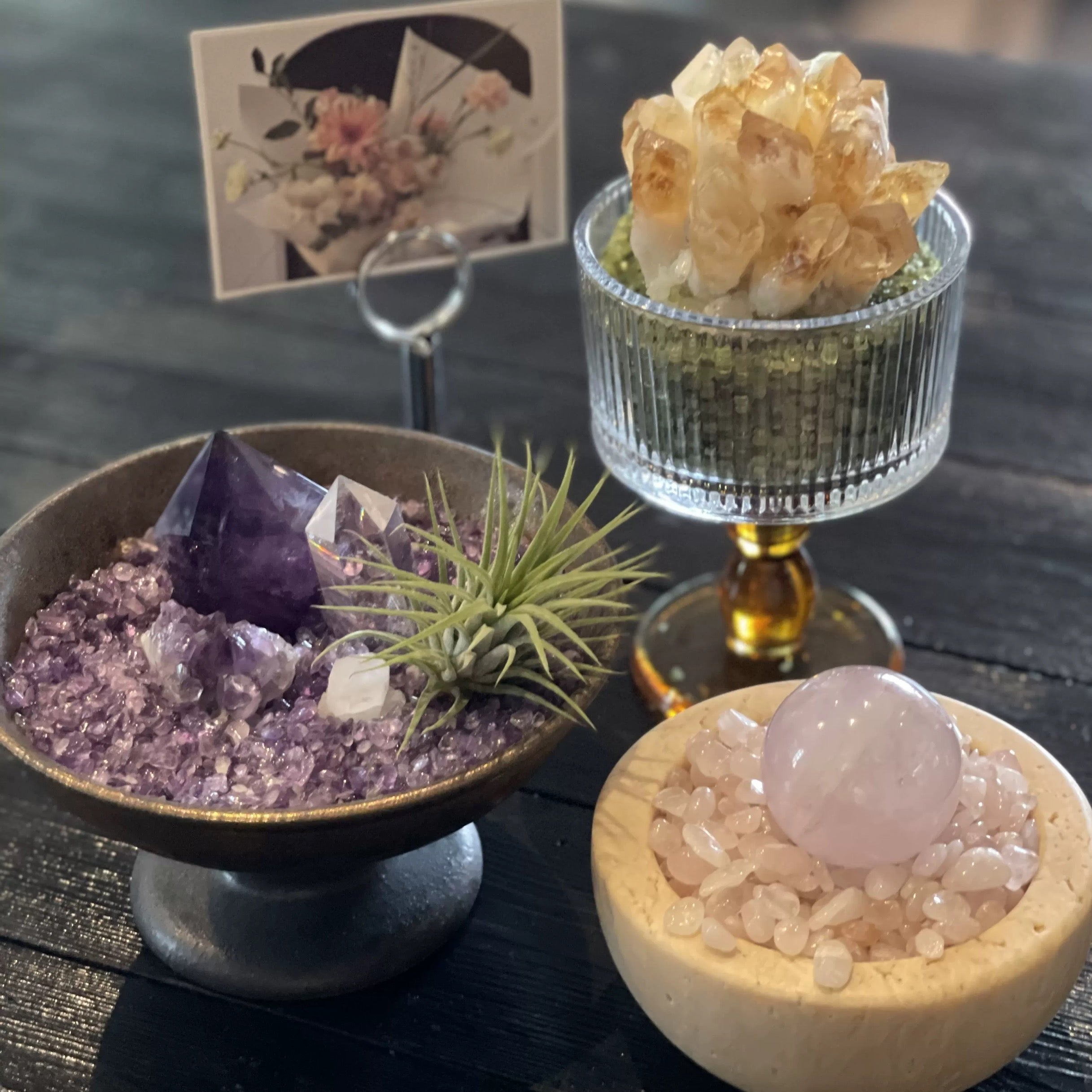 Energy Nook of Crystal Charm and Stone Base-163