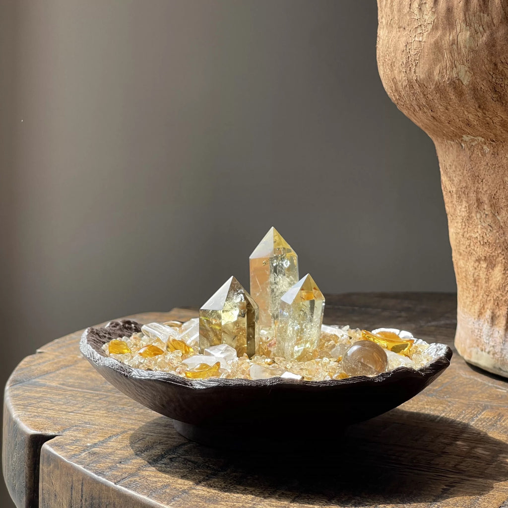 Crystal Chips and Columns Empowering Pair-323