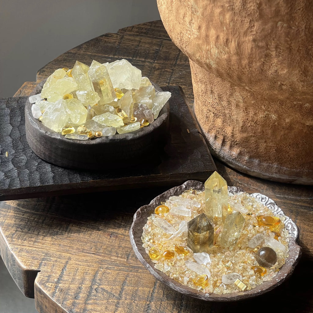 Crystal Chips and Columns Empowering Pair-323