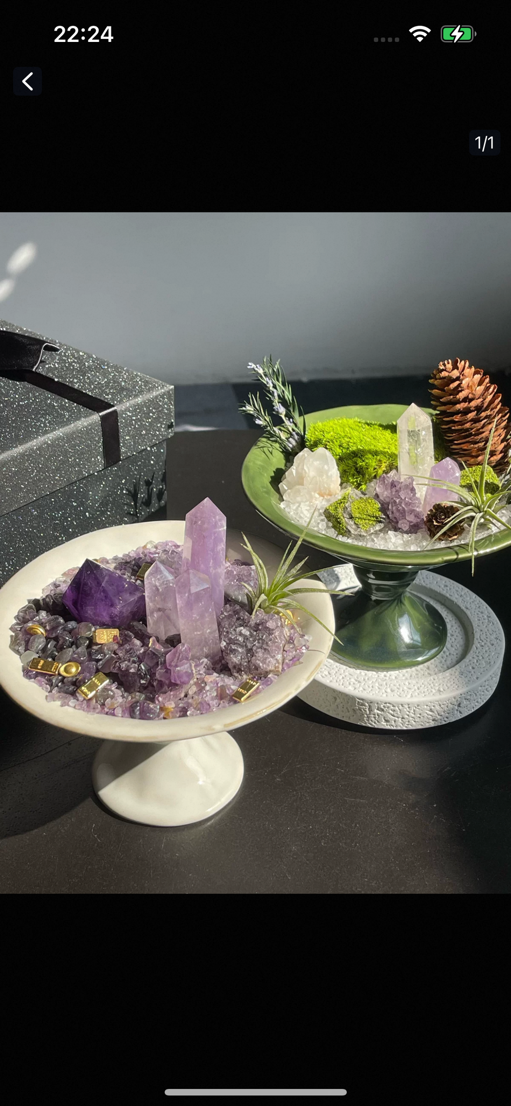 Natural crystal self-healing and purifying basin-183.91