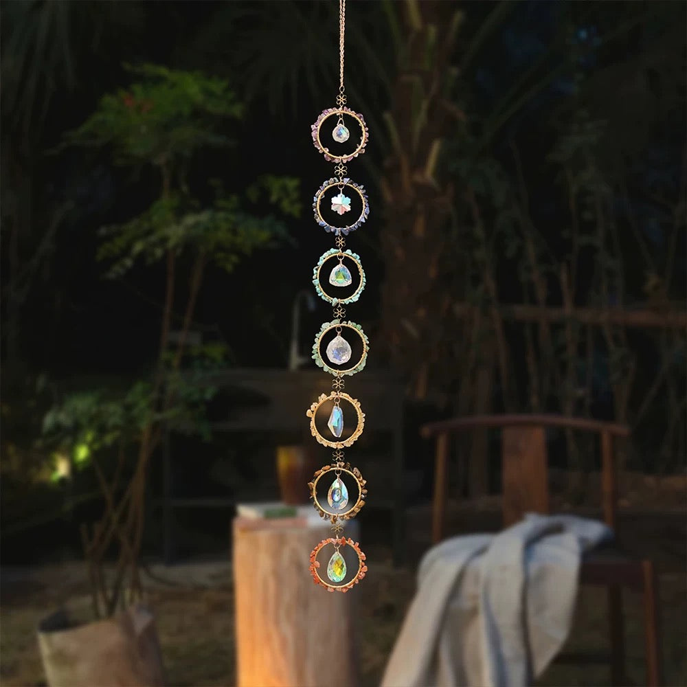 Natural crystal Dreamcatcher-50