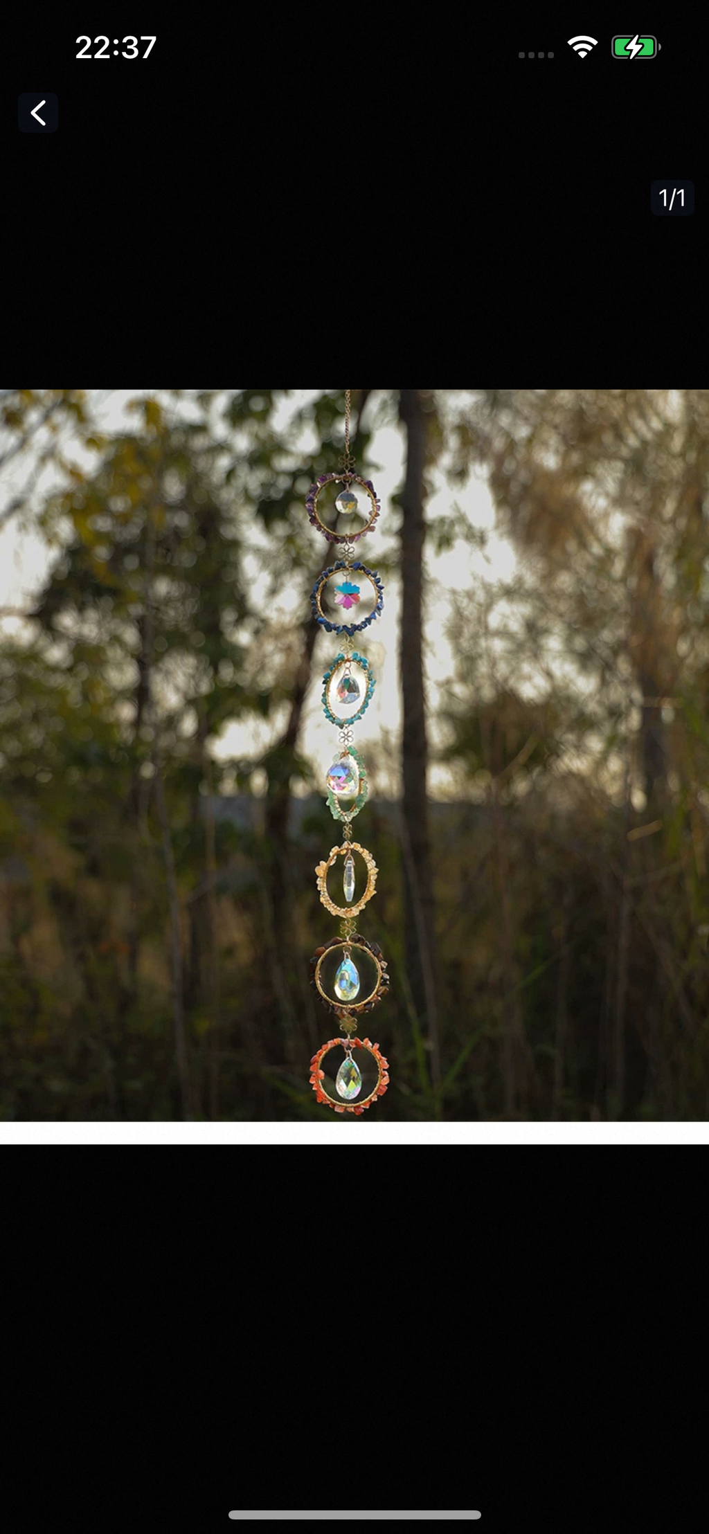 Natural crystal Dreamcatcher-50