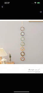 Natural crystal Dreamcatcher-50