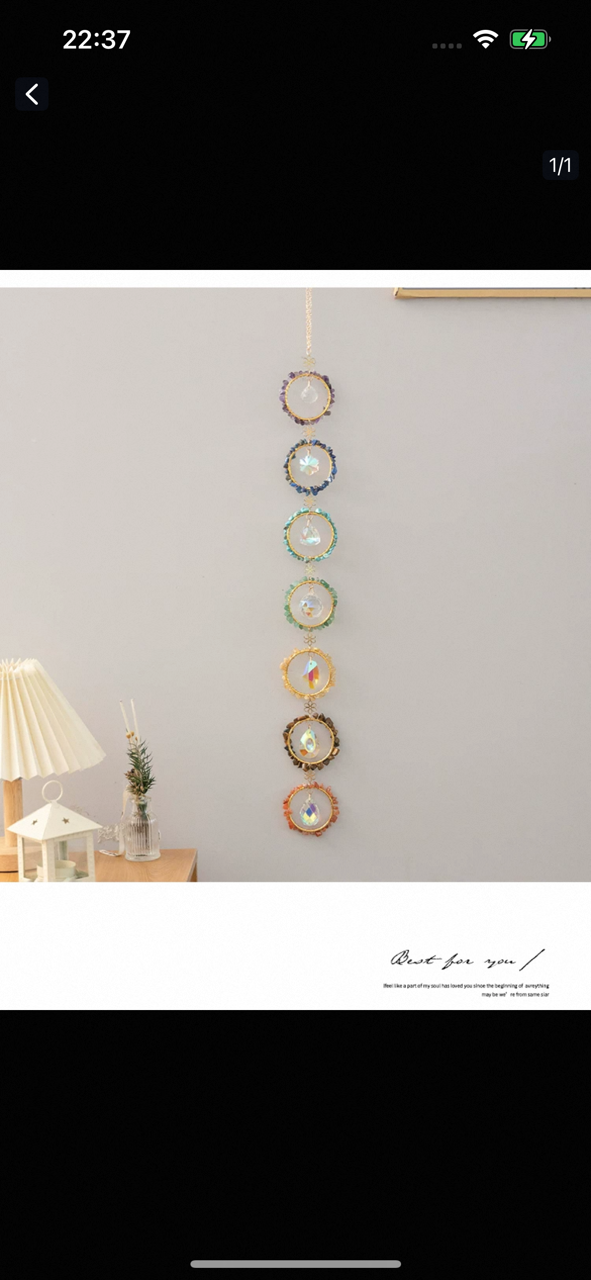 Natural crystal Dreamcatcher-50