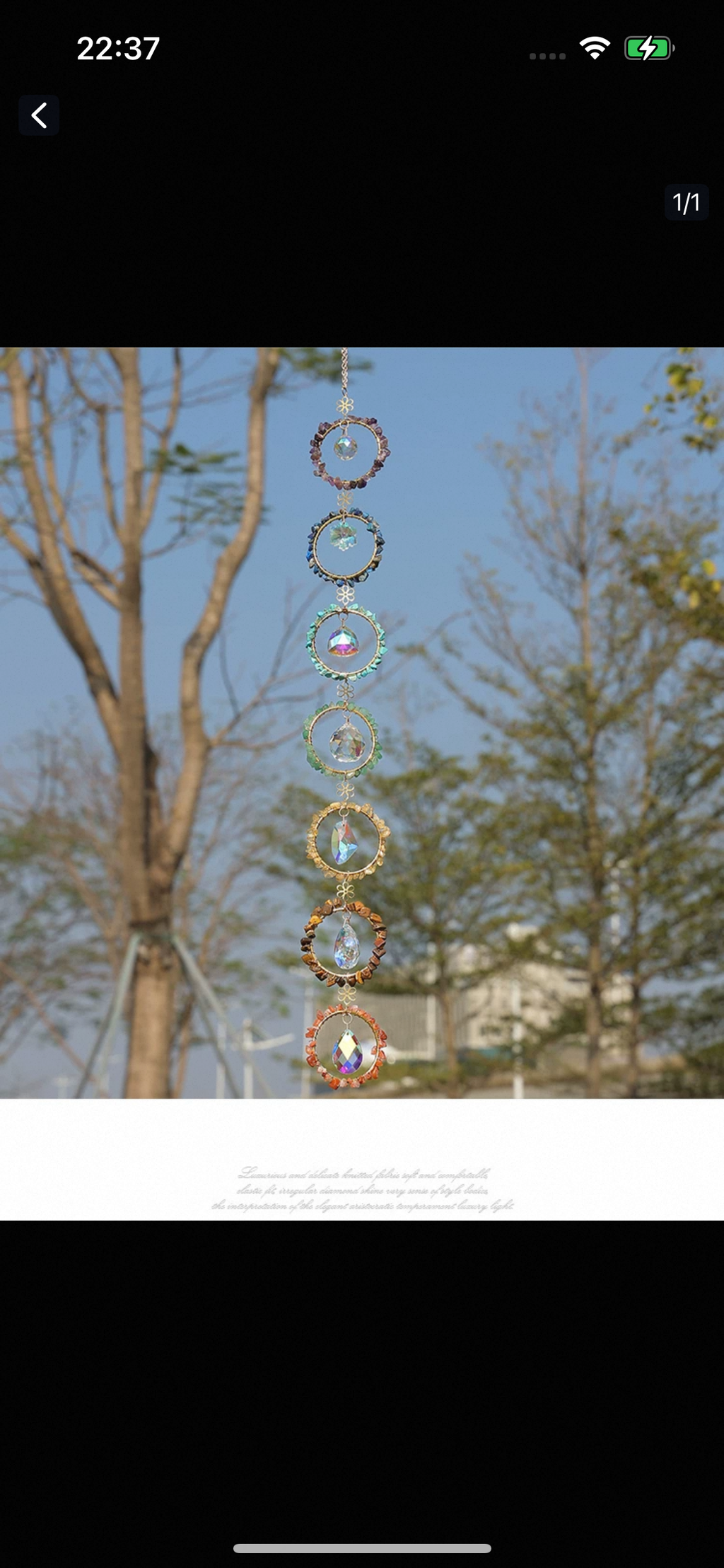 Natural crystal Dreamcatcher-50