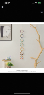 Natural crystal Dreamcatcher-50