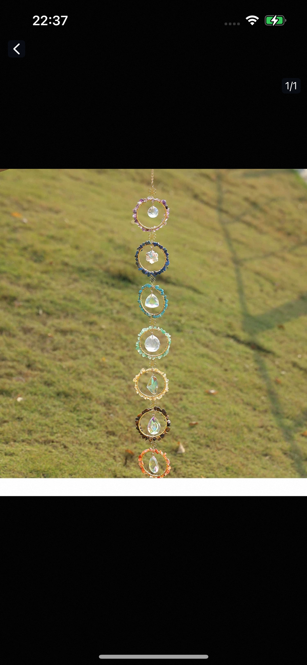 Natural crystal Dreamcatcher-50