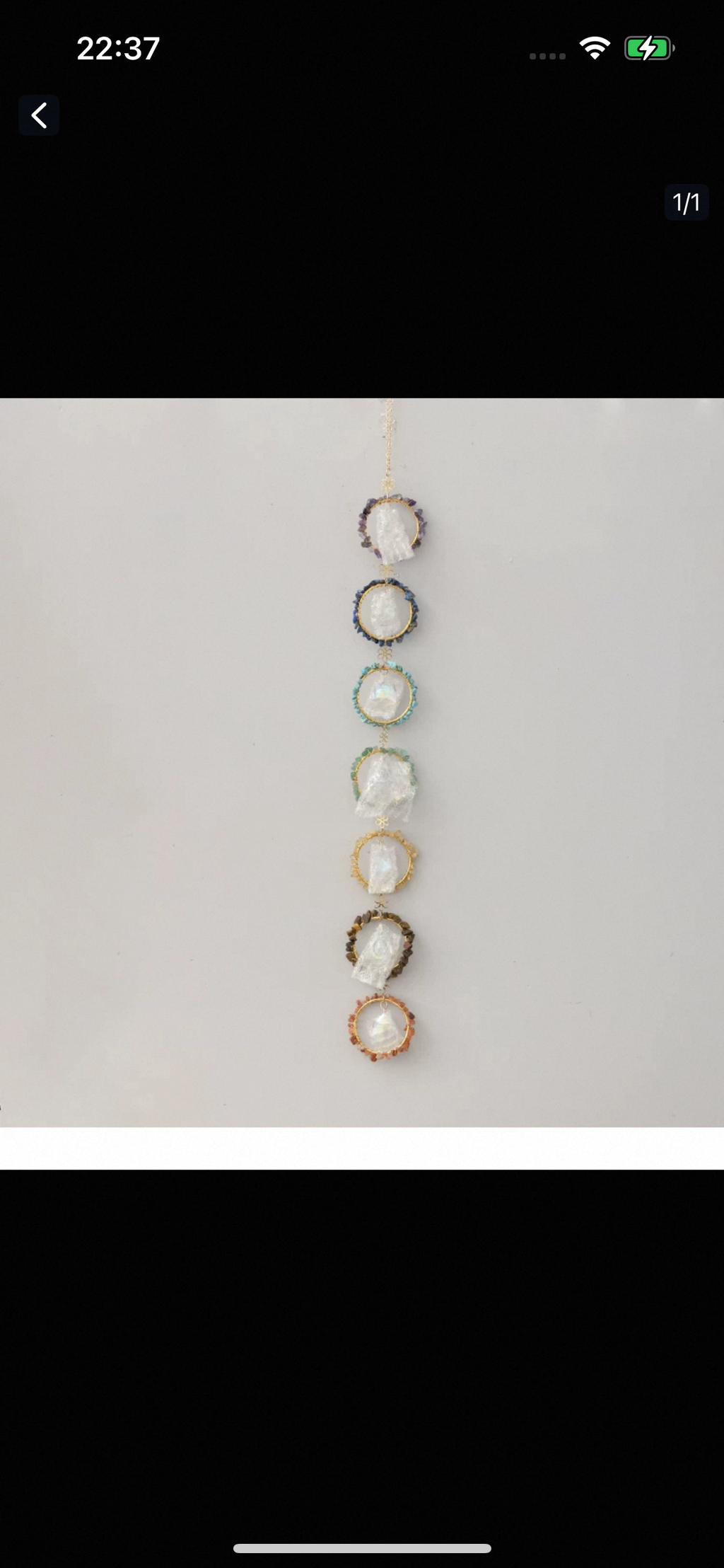 Natural crystal Dreamcatcher-50