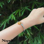 Natural crystal metal bracelet-185