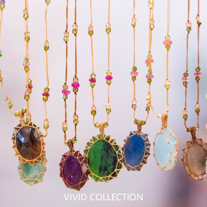 Crystal necklace-298