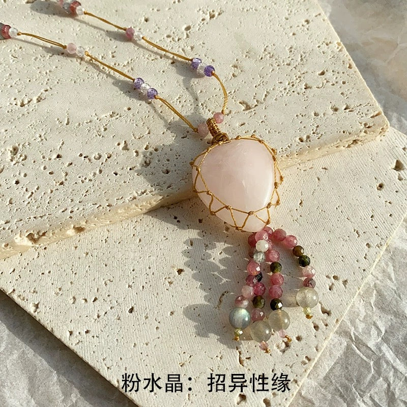 Crystal necklace-298