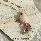 Crystal necklace-298