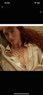 Crystal necklace-298