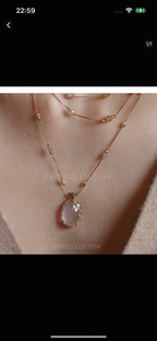 Crystal necklace-298