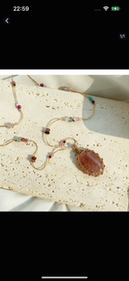 Crystal necklace-298