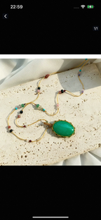 Crystal necklace-298