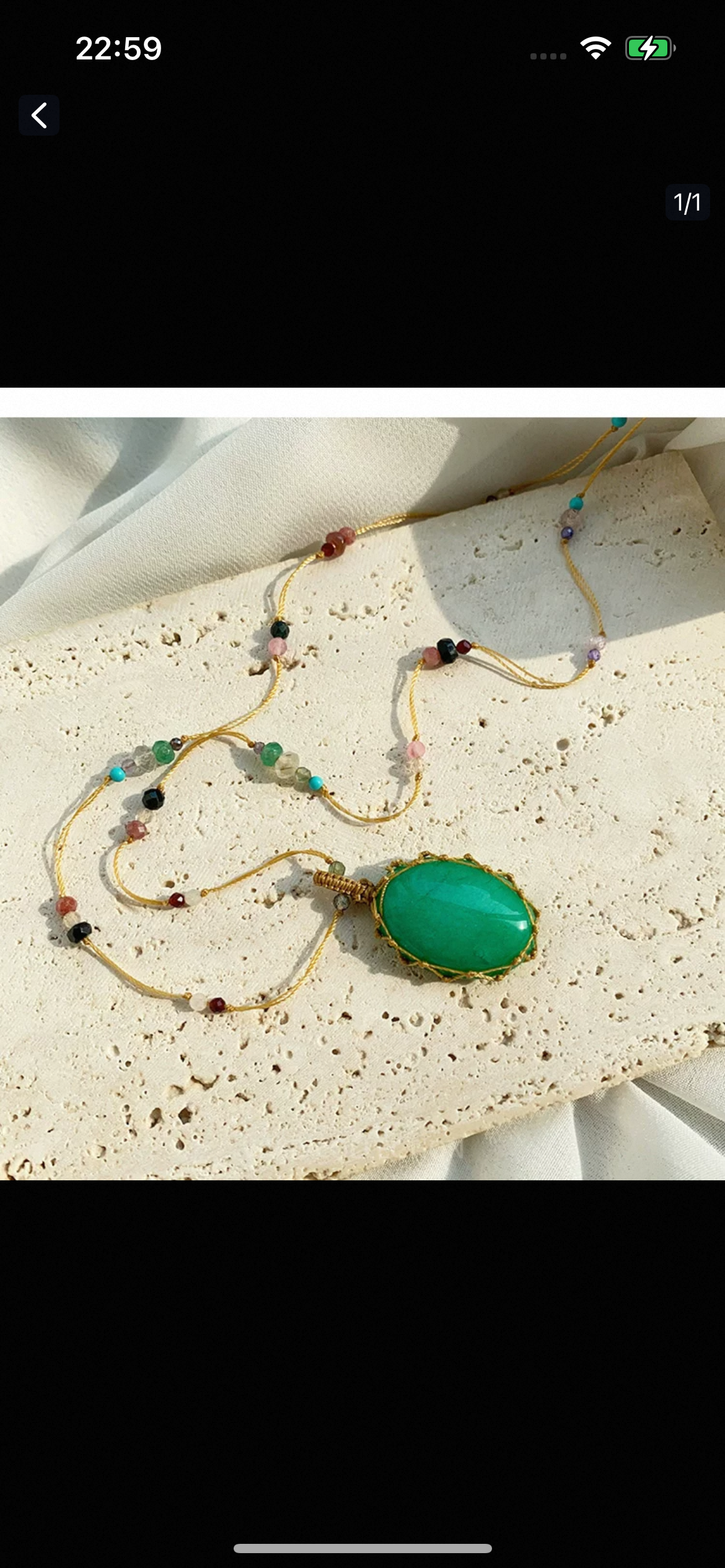 Crystal necklace-298